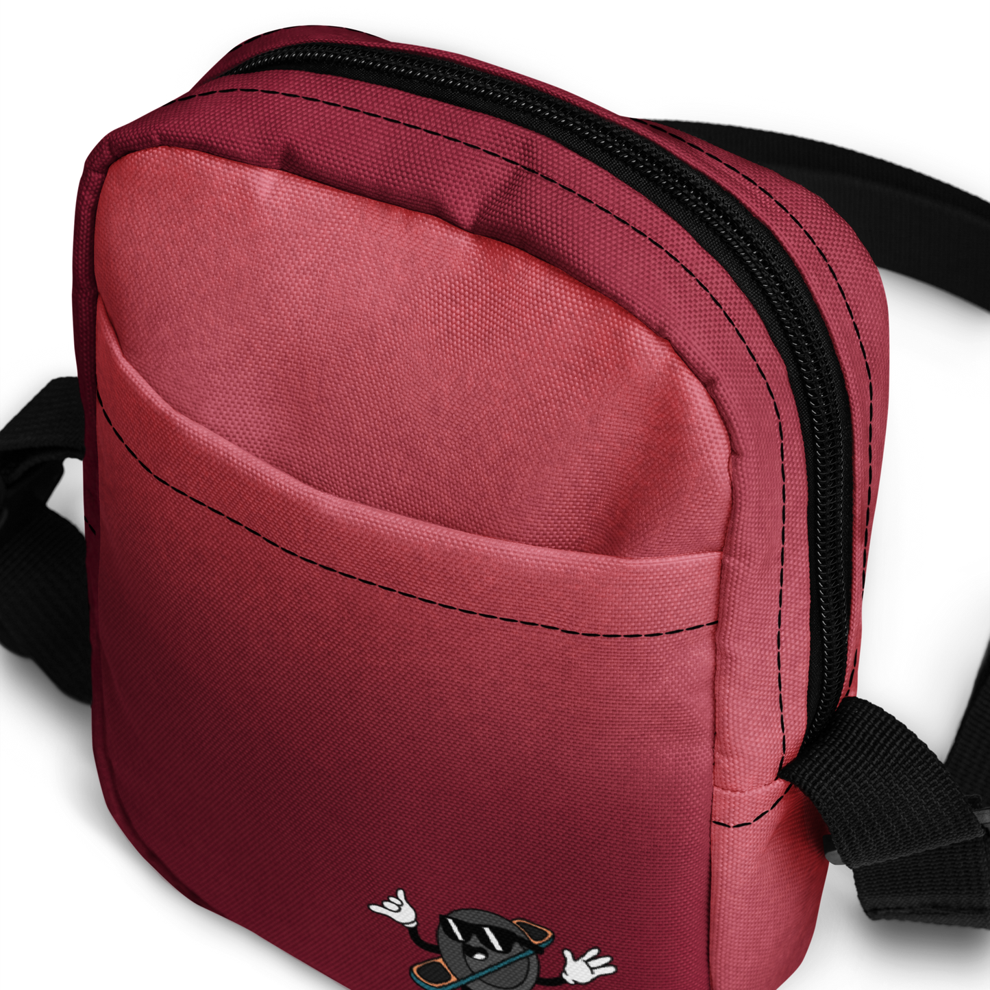 Utility crossbody bag (Red)