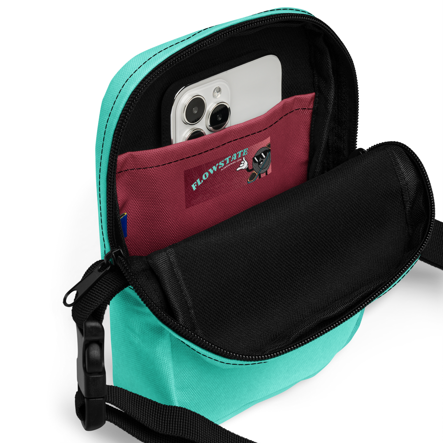 Utility crossbody bag (Teal)