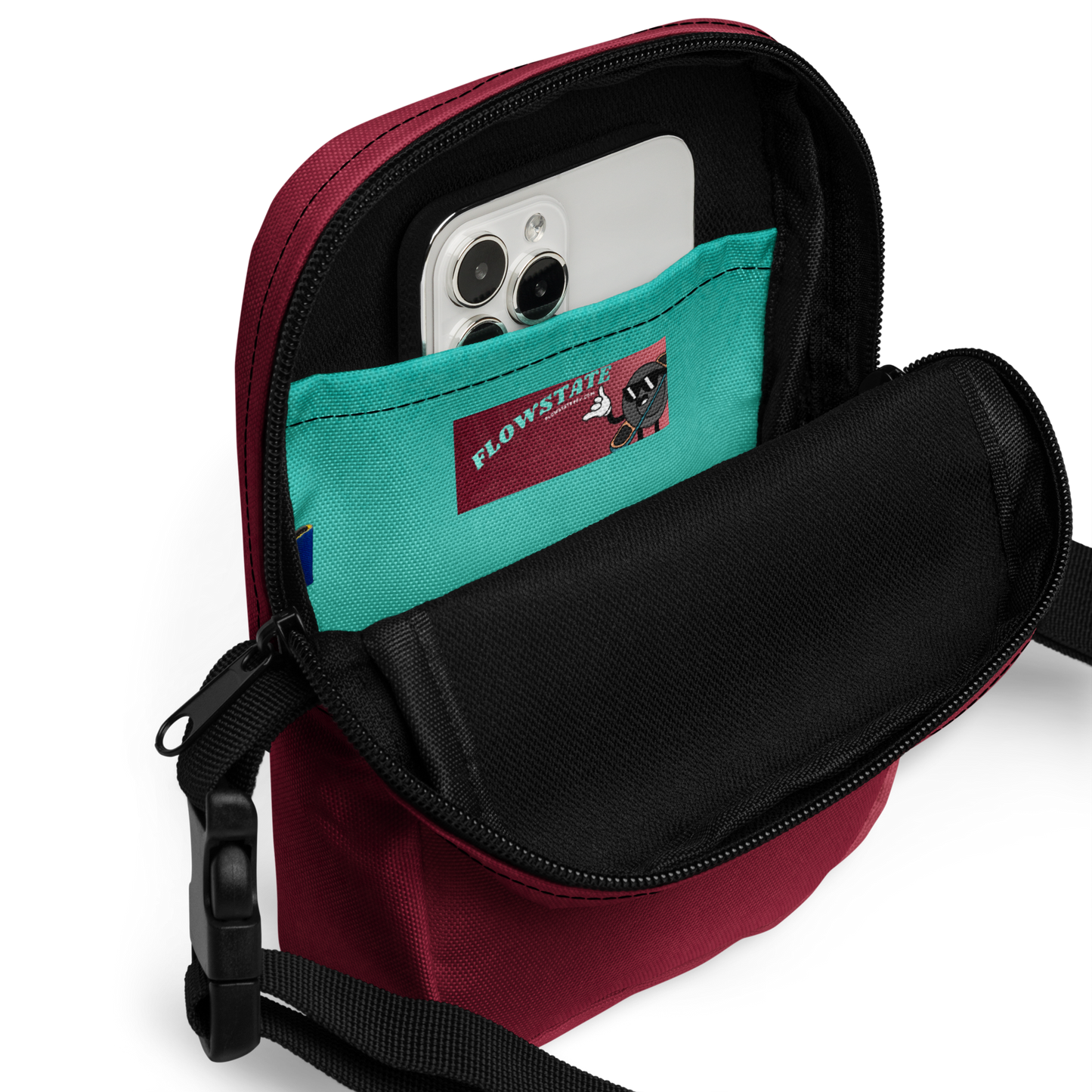 Utility crossbody bag (Red)